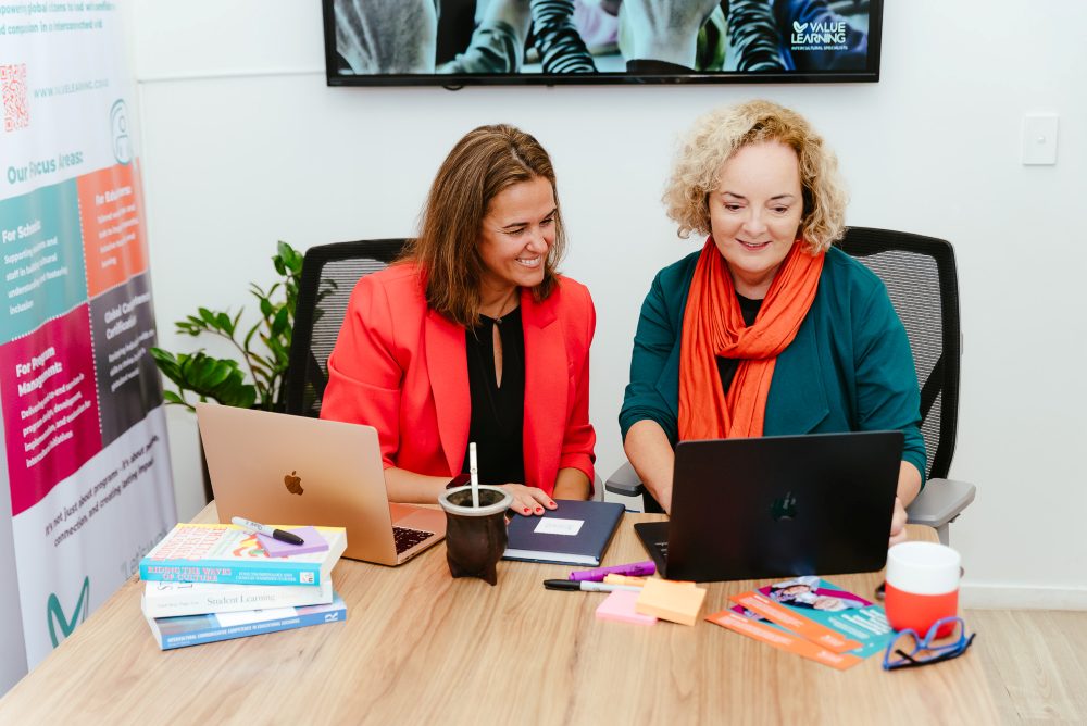 Brisbane Branding Photography business owners working on laptops